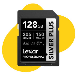 Lexar SDXC 128GB Professional SILVER Plus
