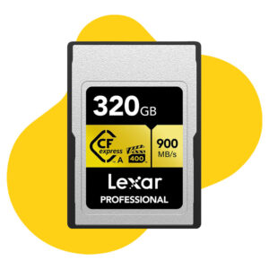 Lexar 320GB Professional Gold CFexpress Type A Card